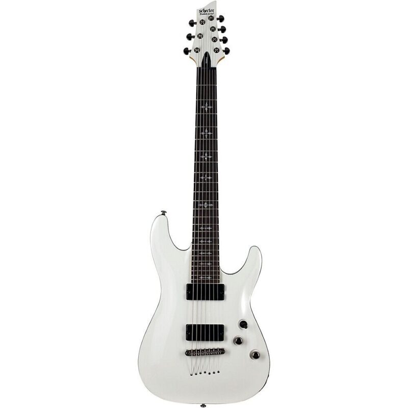 Guitarra Eléctrica Schecter Demon 7 White SKU:3681