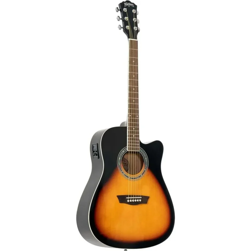 Guitarra Electroacústica Folk Washburn Sunburts WA90CEVSB-U