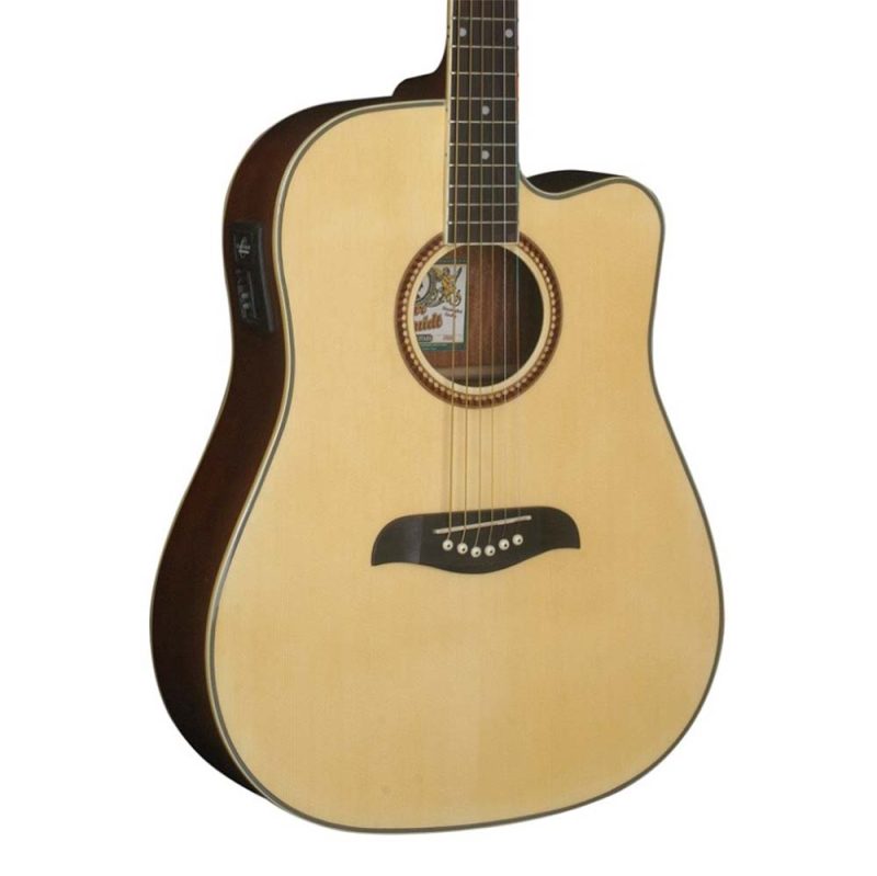 Guitarra Electroacustica Folk Natural Oscar Schmidt OG2CE-A-U