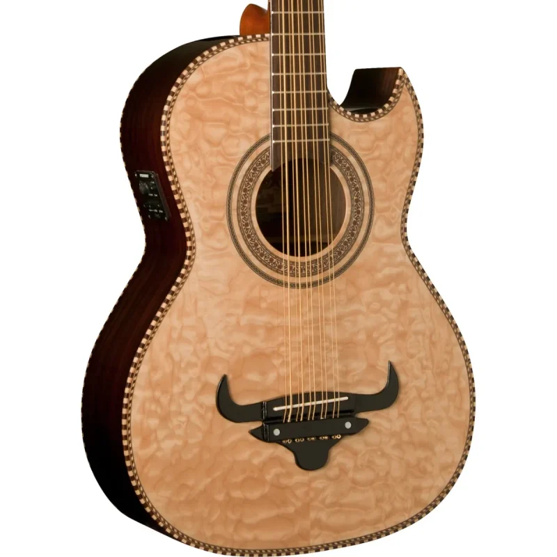 Bajo Quinto Electroacustico Natural Oscar Schmidt By Washburn OH32SEQN-U