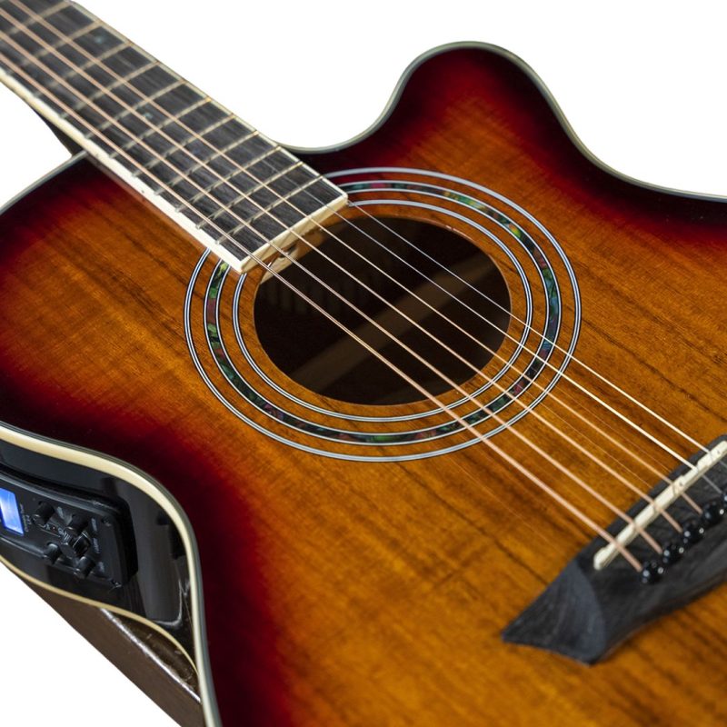 Guitarra Electroacustica Mini Jumbo Washburn EA55G-A-U