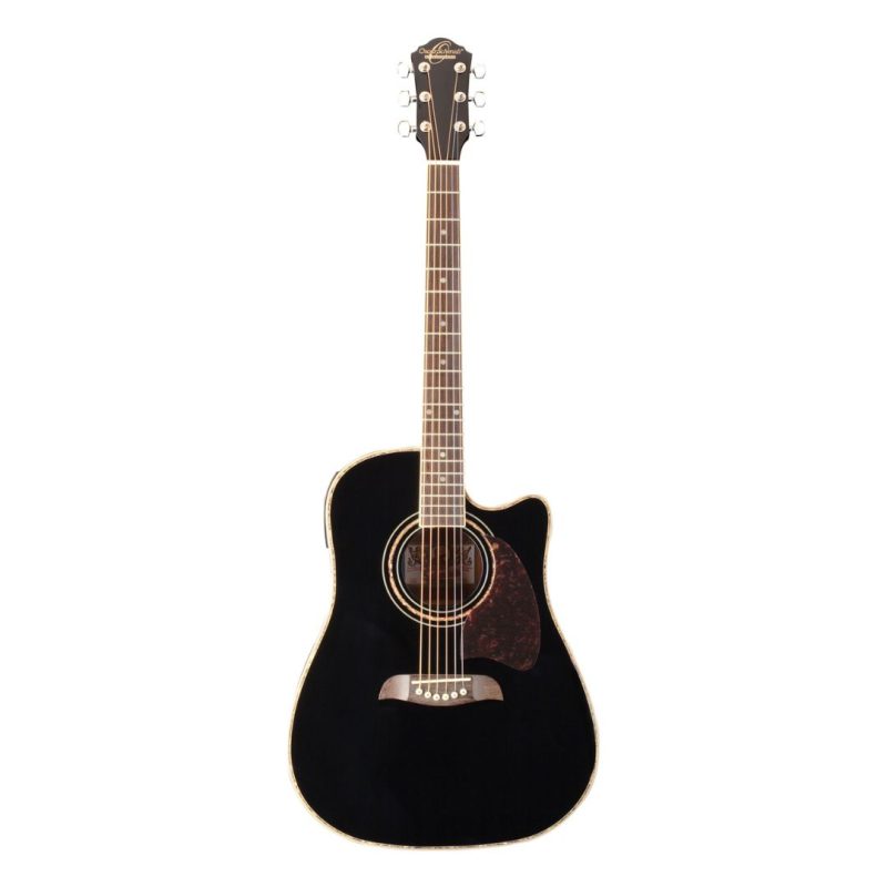 Guitarra Electroacustica Folk Black Oscar Schmidt By Washburn OG2CEB-A-U