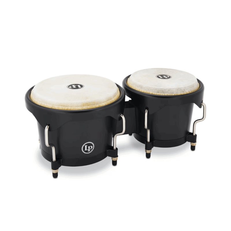 Bongós Discovery LP Negro  de 6-1/4" y 7-1/4" LP601S-OX-K