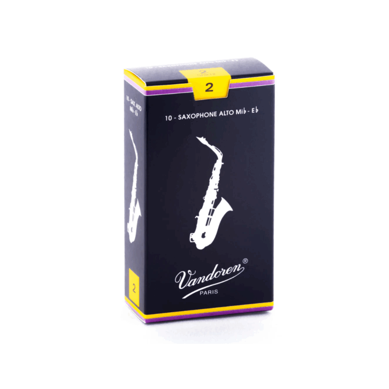Caja x10 Cañas Vandoren Saxofón Alto 2