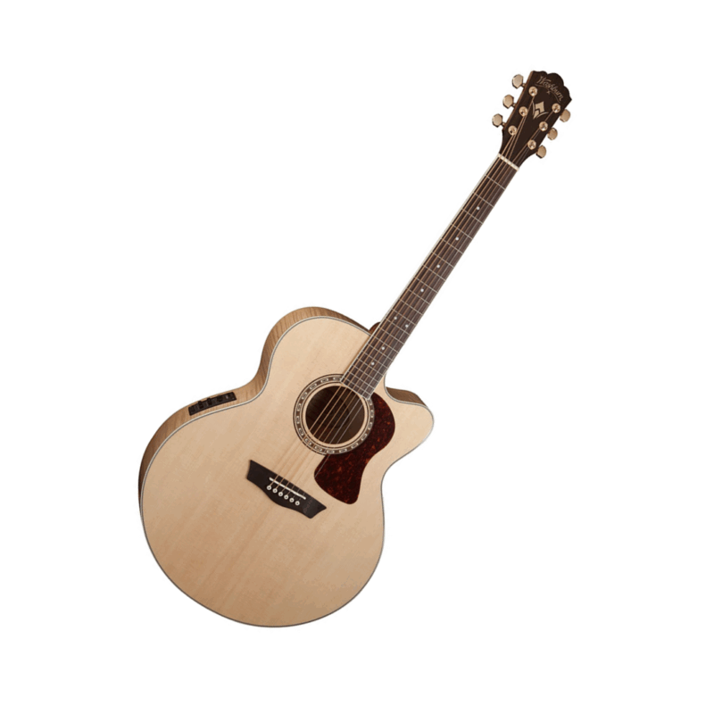 Guitarra Electroacustica Jumbo Washburn HJ40SCE-O-U