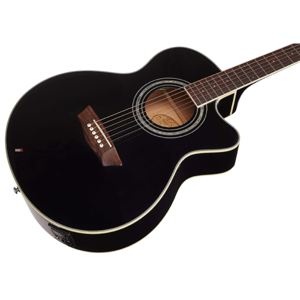 Guitarra Electroacustica Washburn Mini Jumbo EA12B-A-U