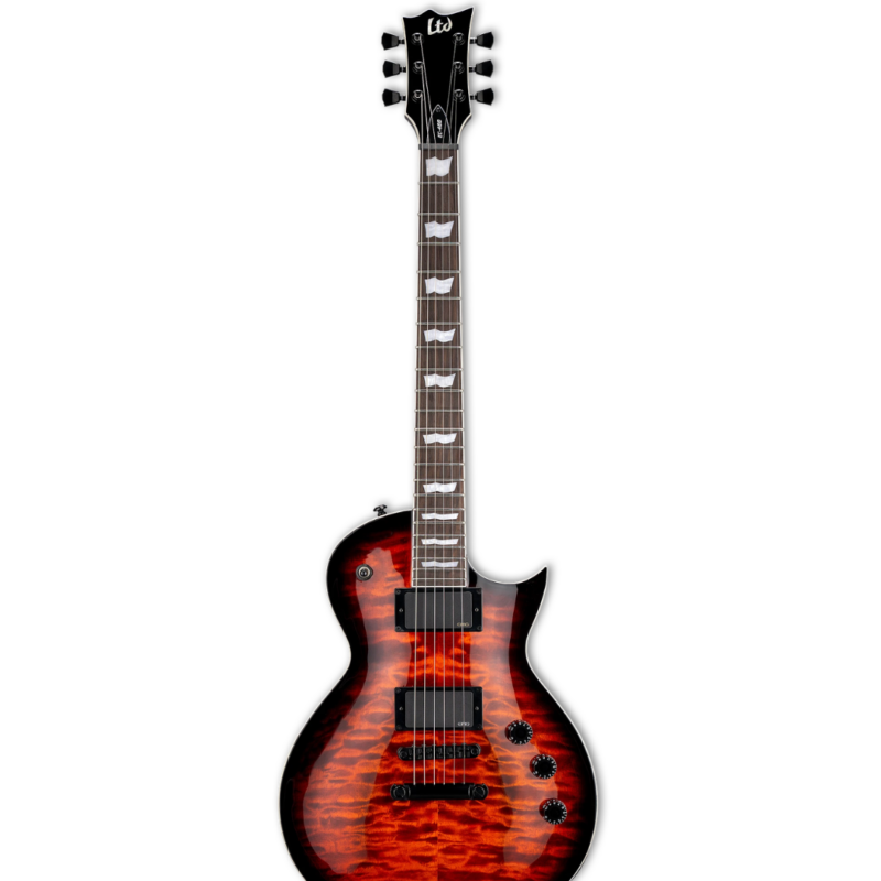 Guitarra Eléctrica LTD EC-400 QM Vintage Burst