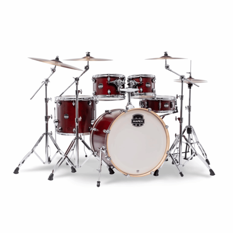 Bateria Mapex Mars Maple Lacquer Kit Merlot Satin MM529SFWI