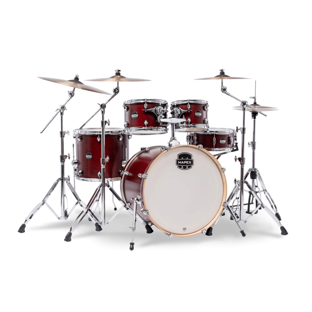 Bateria Mapex Mars Maple Lacquer Kit Merlot Satin MM529SFWI