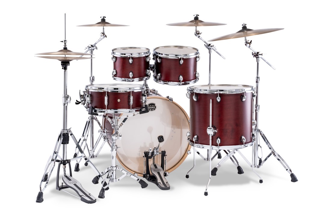 Bateria Mapex Mars Maple Lacquer Kit Merlot Satin MM529SFWI